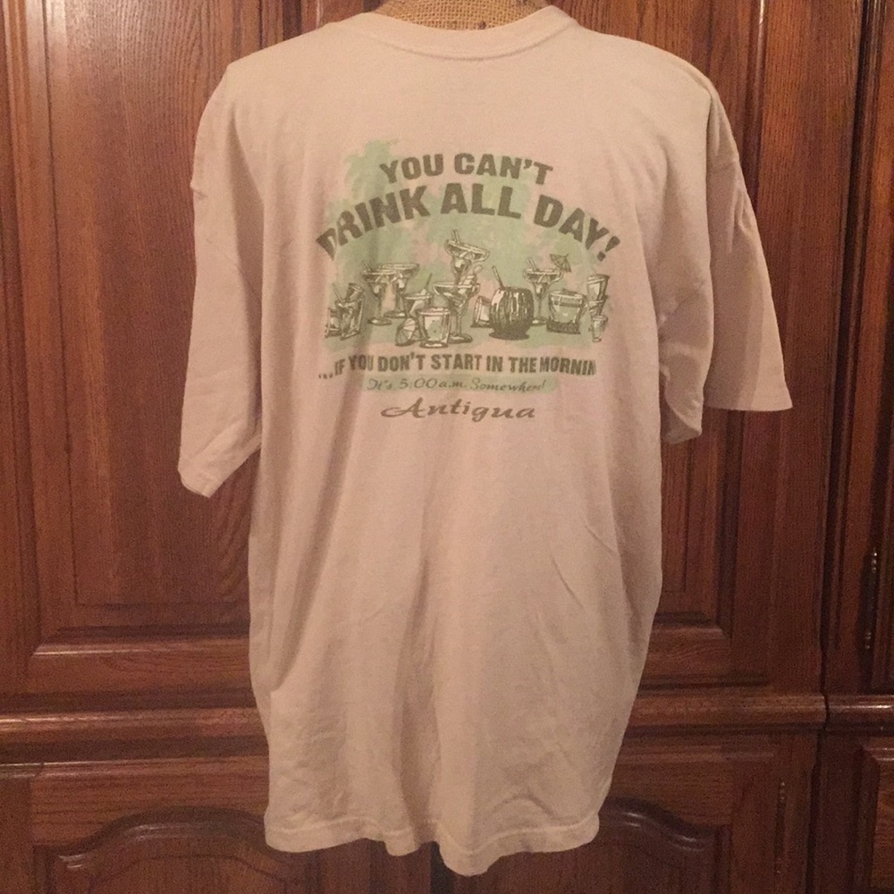 Duck Co Five o’clock Somewhere Antigua Tee Size XL